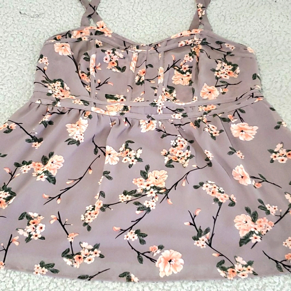COPY - Torrid pink blossom tank